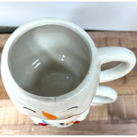Christmas Snowman Stacking Mugs Set Of 3 Legacy & Main Ceramic Holiday Decor - Picture 5 of 6